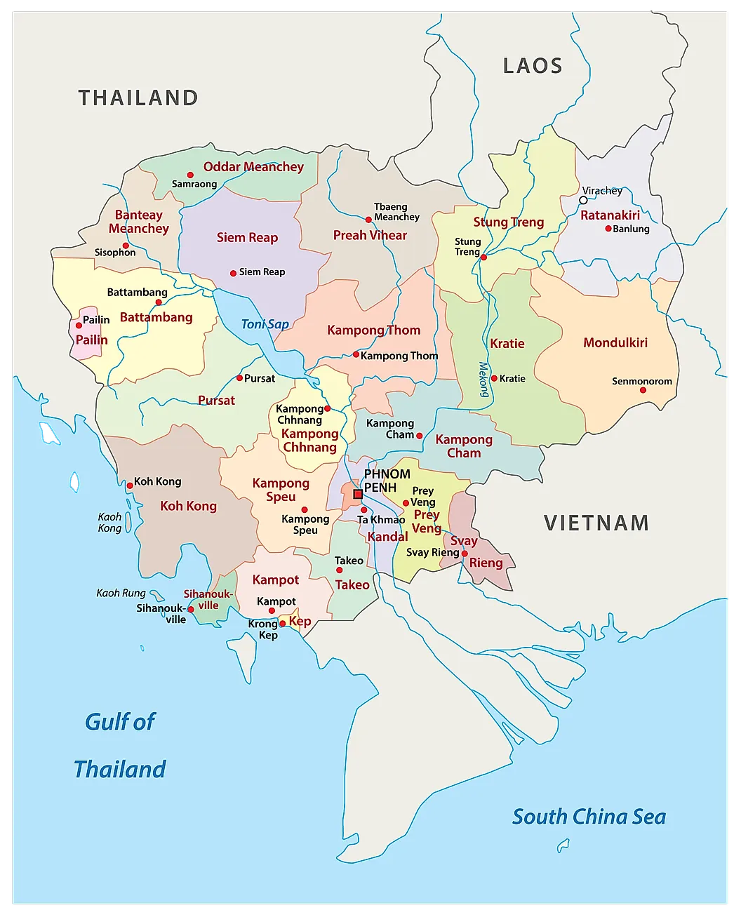 We went from Siem Reap to remote Banlung, Ratanakiri Province, next to Vietnam and Laos borders